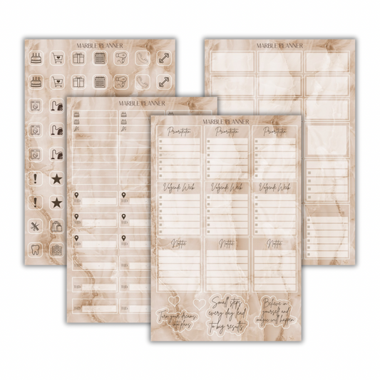 Stickerset Marble Umberstone