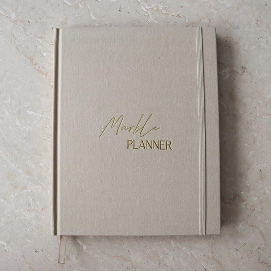 Marble Planner Linnen - Beige