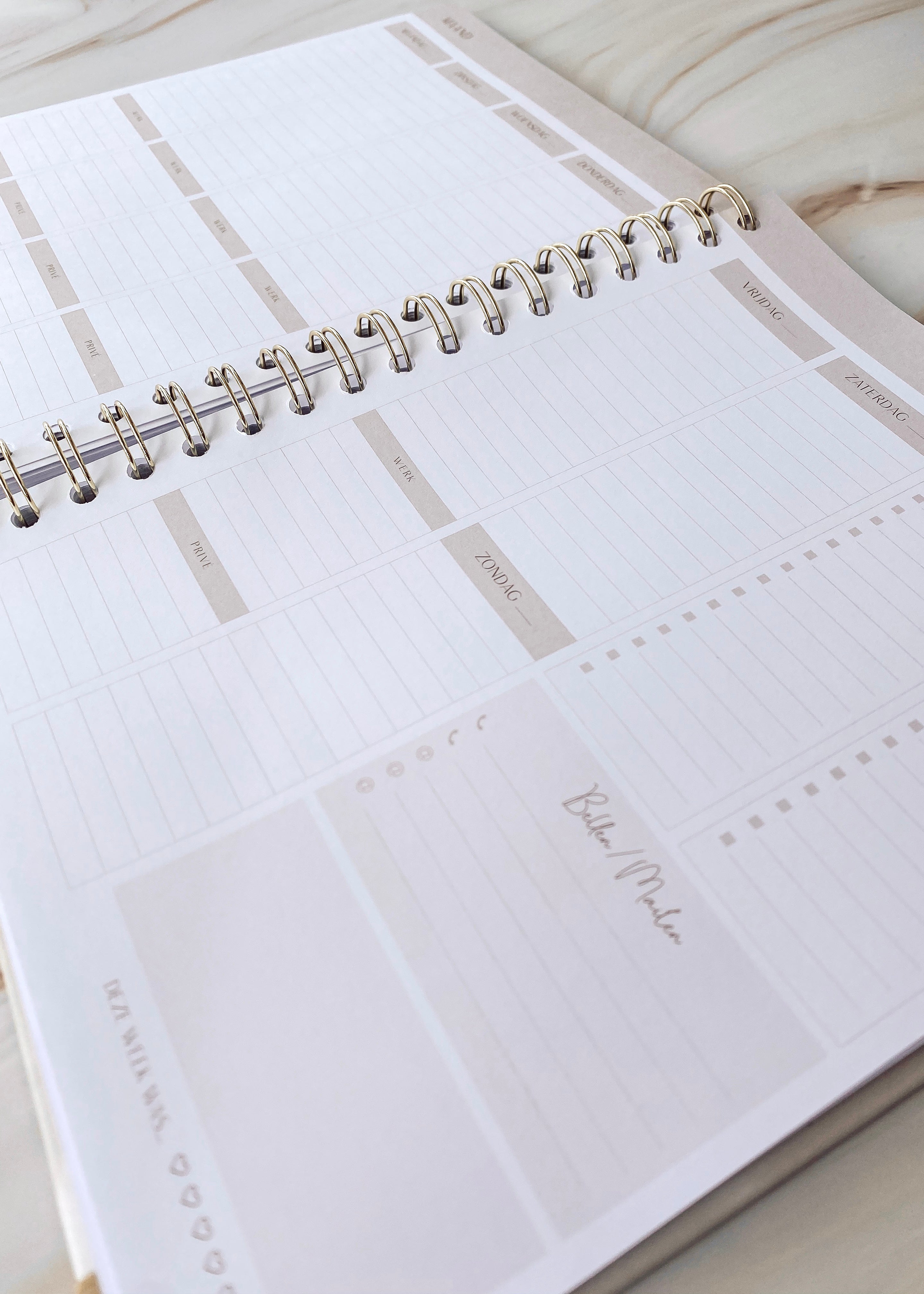 Imperfectie Marble Planner