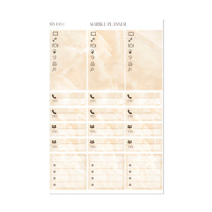 Stickerset Marble Nude