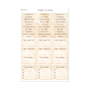 Stickerset Marble Nude