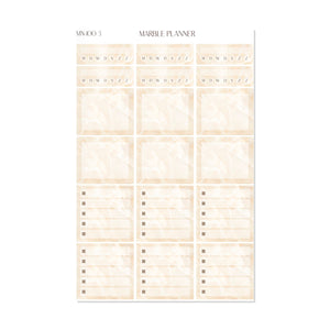 Stickerset Marble Nude